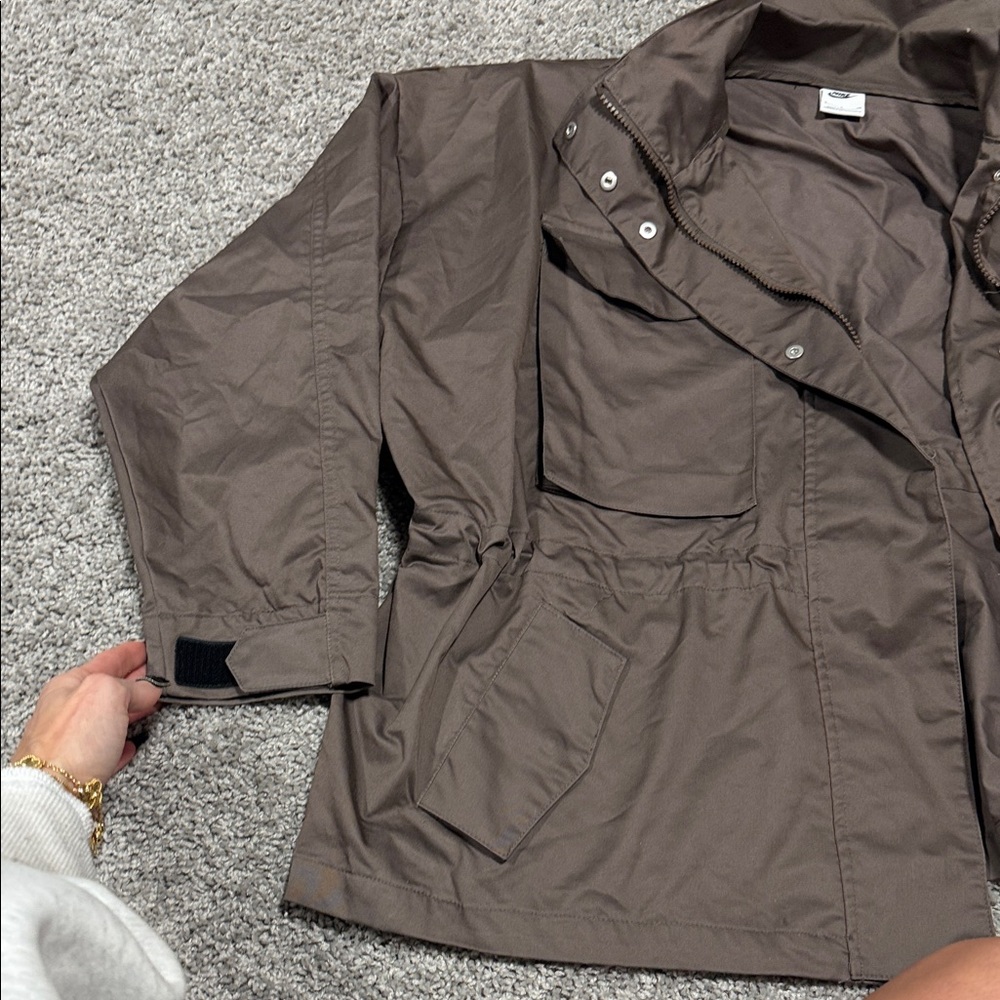 Nike Dark Brown Cargo Jacket Fly - image 4